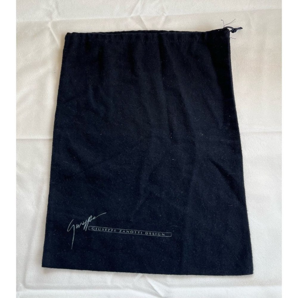 Giuseppe Zanotti Dust Bag Drawstring Black 10" x 13"